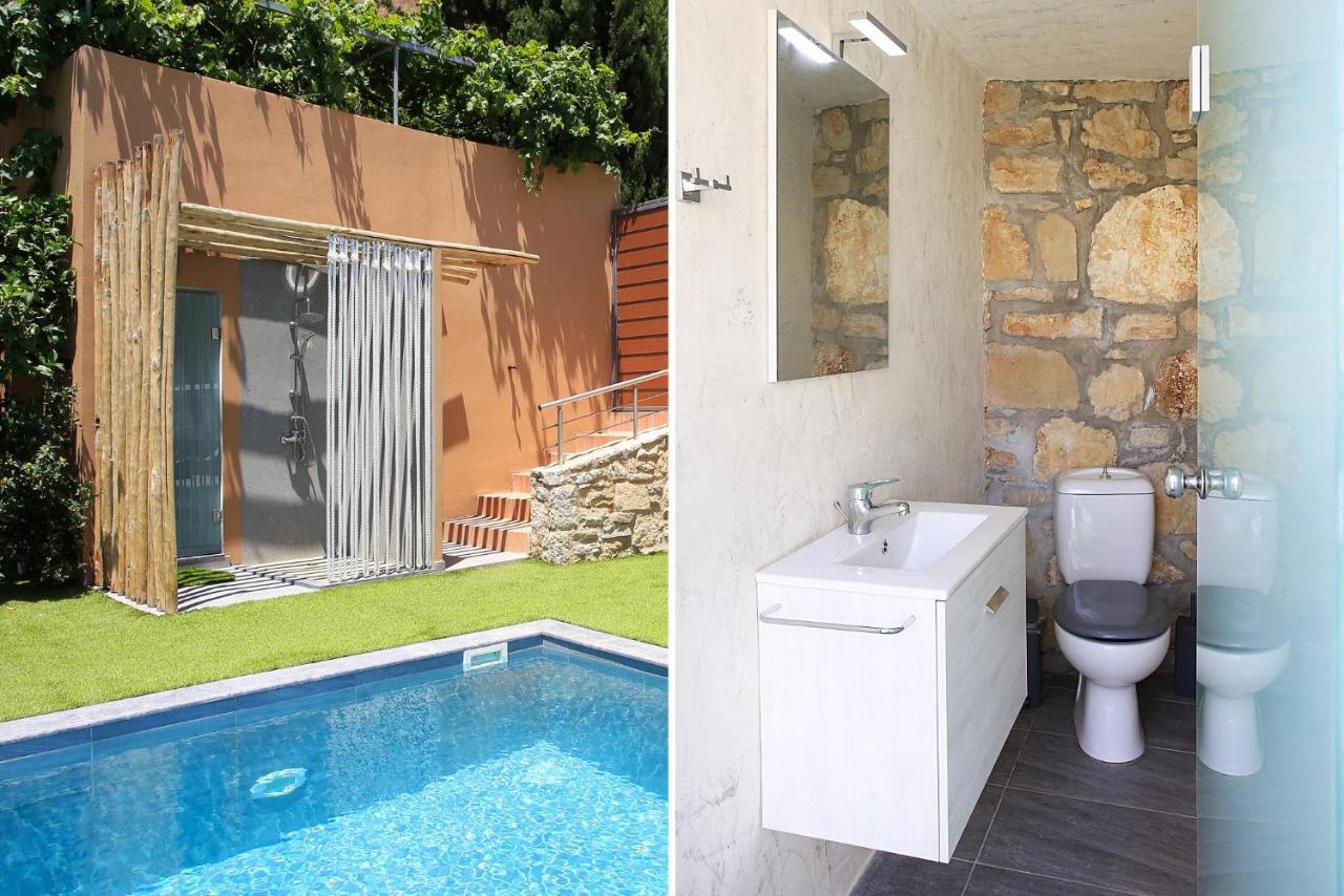 Design Villa Nicol - Heated Pool - Summer Kitchen Iraklio Exteriér fotografie